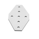 Machifit Aluminum 7 Holes Join Plate Corner Bracket for 2020 V-slot Aluminum Extrusions Profiles CNC Parts