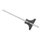 Machifit 150mm 6 Inch Depth Gauge Angle Ruler 30 45 60 Degree Engraved Scale Woodworking Tool
