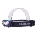 XANES 2903 650LM XPE+2* LED 5 Modes Headlamp 950mAh Battery USB Interface Motion Sensor LED Headlamp