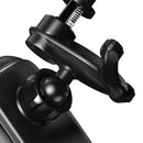 Baseus Metal Glass 10W Qi Wireless Charger Smart Infrared Sensor Lock Air Vent Car Phone Holder For 4.5-6.5 Inch Smart Phone iPhone Samsung