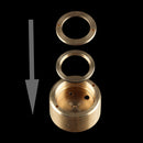 22mm To 17mm Adpater For Convoy S11 Flashlight DIY LED Flashlight Shell Host Flashlight Accessories