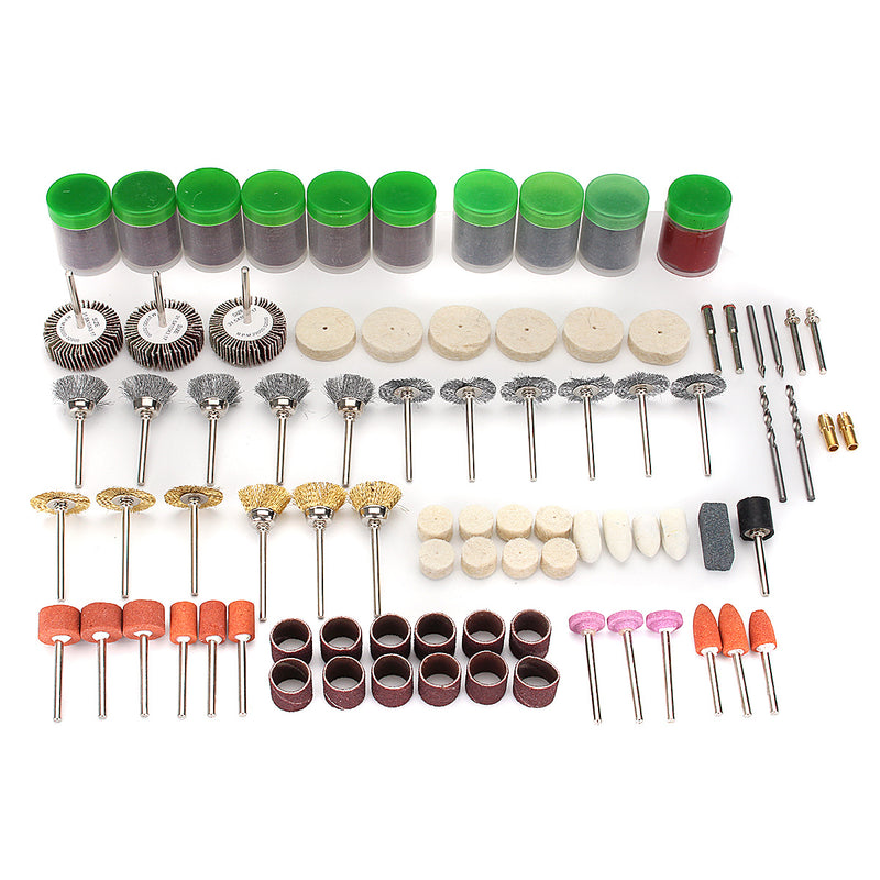 350Pcs Grinding Polishing Sanding Drum Kit Rotary Tool Accessories For Dremel