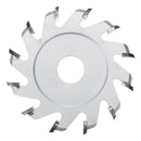 H20 V Shape 12 Teeth Wood Polishing Carving Disc Shovel Blade for Angle Grinder Woodworking Grinding Tool