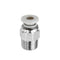 3pcs Creality 3D Silver 1/8 Teeth Thread Nozzle Quick Direct Pneumatic Connector For 3D Printer