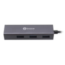 BIAZE HUB2 Aluminum Alloy USB 3.0 to 4-Port USB 3.0 OTG HUB Adapter 0.2M