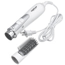 2 IN 1 Handle Hair Dryer Hot Air Comb Hair Dryer Straight Hair & Curls