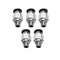 TEVO 5PCS 4.3mm Bore Pneumatic Connectors PC4-M6 Fit 4mm PTFE Tube Connector Coupling Feed Inlet