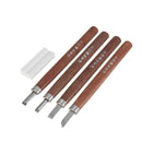 Drillpro 4-12pcs SKS9 Steel Woodcut Carve Cutter Wood Carving Tool Hand Sculpture Engraving Cutter