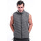 Electric Waistcoat Heated Cloth Jacket USB Thermal Warm Heated Coats Pad Body Warmer Gray