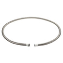 Silver Stainless Steel Braided Pipe Oil Fuel Coolant Hose AN-4 AN4 6mm 1.4 Inch 1M