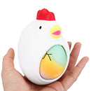 2 In 1 Squishy Chick Lay Eggs 12*10*7cm Funny Slow Rising Toy With Original Packing