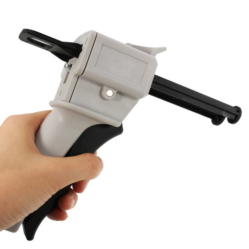 50ML AB Epoxy Glue Gun Handle Spread Applicator fit for Mixed 1:1/ 2:1 AB Glue