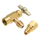 R134A to R12 Shut Off Valve Change-over Valve with Connector