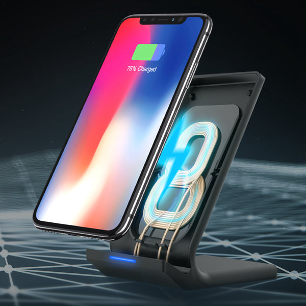 FLOVEME Qi Wireless Charger Desktop Phone Holder For iPhone X 8Plus Xiaomi Mix 2S S9+ S8 Note 8