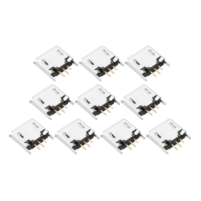 10pcs Micro MK5P 180 Degree USB Type B female Socket Connector Charging Socket USB Socket Interface