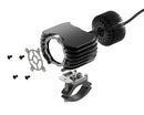 BOSMAA M20L 12V 20W 2400lm 10V-80V Motorcycle LED Headlights Super Bright White Fog DRL Driving Spotlight