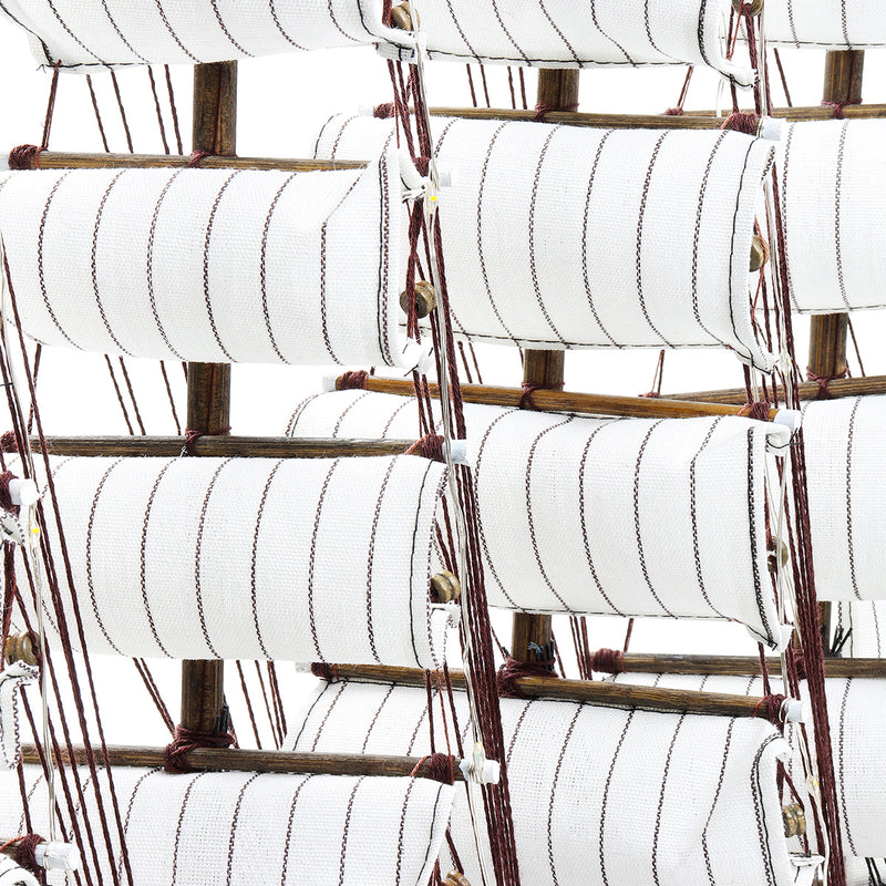 20'' 50cm LED Wooden Craft Nautical Sailor Ship Sailing Boat Sailboat Model Decorations