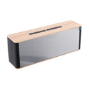 T20 bluetooth Wireless 2200mAh Speaker LED Display Support TF Card 3.5mm AUX FM Radio Bass Hifi Sound Headphone With Mirror Alarm Clock