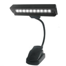 Portable 10 LED Clip-on Orchestra Piano Music Stand Table Light Flexible Reading Lamp
