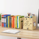 Adjustable Book Shelf Separate Pencil Pen Holder Storage Box Rack Desk Stationery Density Plate Desktop Organizer