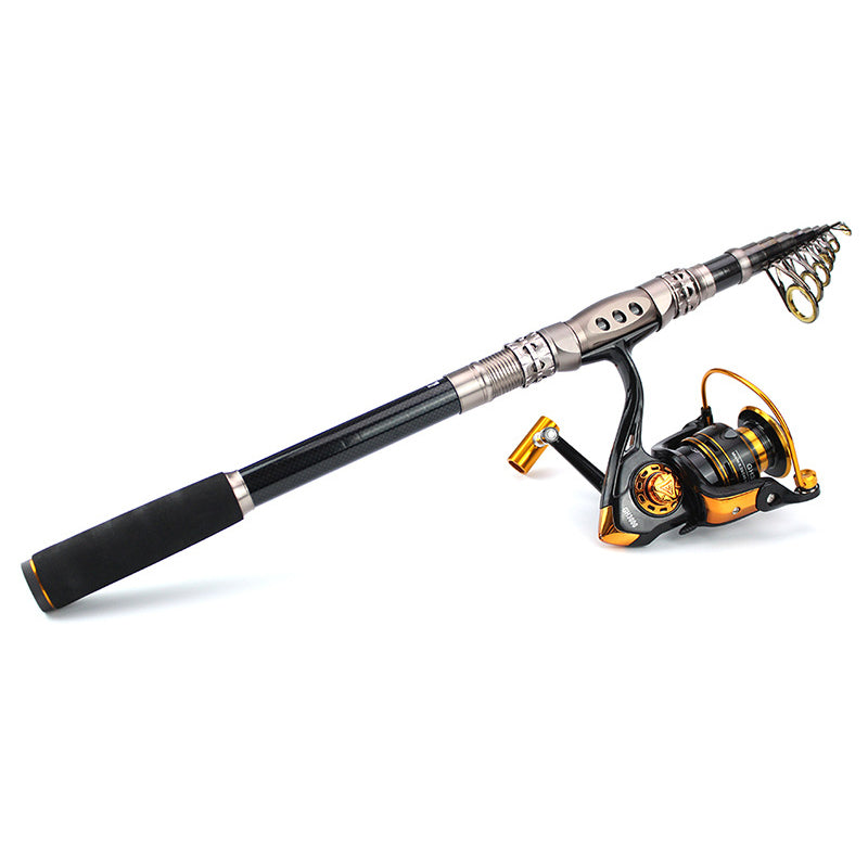ZANLURE 2.7m/3.3m 3000 Reel Carbon Telescopic Fishing Rod Reel Combo Sea Fishing Suit