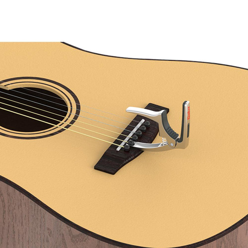 Galux GC-500A 3 in 1 Guitar Capo with Nail Puller Picks Hidden Slot for Folk Guitar