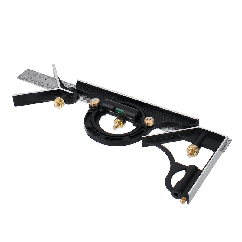300mm/600mm Multi-function Combination Square Angle Ruler High Precision Protractor Carpenter Measuring Tool