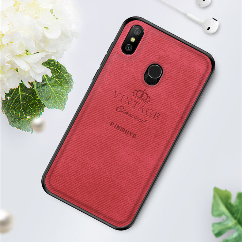 MOFI PINWUYO Shockproof PU Leather Soft TPU Back Cover Protective Case for Xiaomi Redmi Note 6 Pro