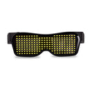 LED Light-emitting Glasses Multilingual Bluetooth Mobile Phone Control Editing Animation Custom Patterns Magic Glasses Bluetooth Glasses