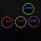 Geekcreit? Upgrade DIY EC1515B DS1302 Light Control Rotation LED Electronic Clock Kit Size 81x81x2mm