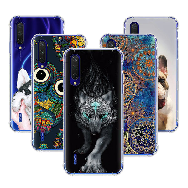 Bakeey Colorful Painting Airbag Shockproof Soft TPU Protective Case for Xiaomi Mi A3 / Xiaomi Mi CC9e