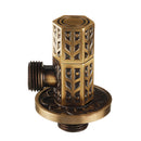 Antique Brass Triangle Valve Bathroom Accessory G1/2 Brass Angle Stop Valve Filling Valve Hexagonal Column Type