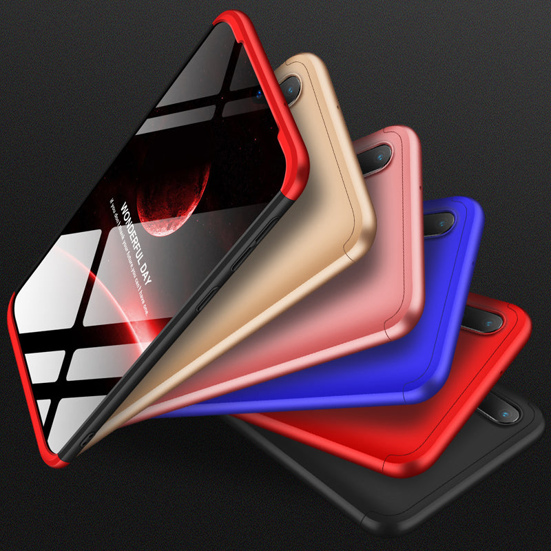 Bakeey 3 in 1 Double Dip 360 Hard PC Protective Case for Samsung Galaxy M20 2019