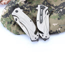 LAOTIE 216mm Stainless Steel Folding Blade Outdoor Survival Tools Kit Hiking Climbing Multifunctional Cutter Too