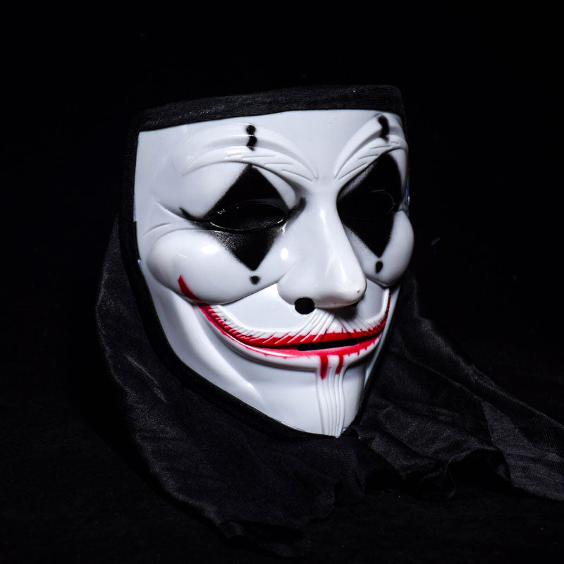 Halloween Skull Vampire V Clown Mask Bar Dance Horror Scary Soul Hip-hop Male Adult