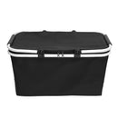 25L Oxford Picnic Basket Cooling Bag Cooler Box Food Lunch Insulation Pouch Outdoor Camping Travel