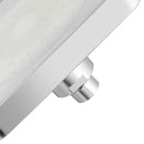 Automatic Square Shower Head Home Bathroom Rainfall Polished 7 Colors Auto Changing LED Light