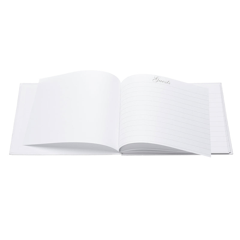 25 x 20cm Wedding Guest Book Decor Supplies Wedding Party Signature Book Elegant Bride Bridegroom Butterfly Resin