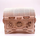 Puzzle Education Retro Treasure Box Creative Ornaments 40Pcs Assembly Relaxing Handmade Treasure Chest Home Decorations