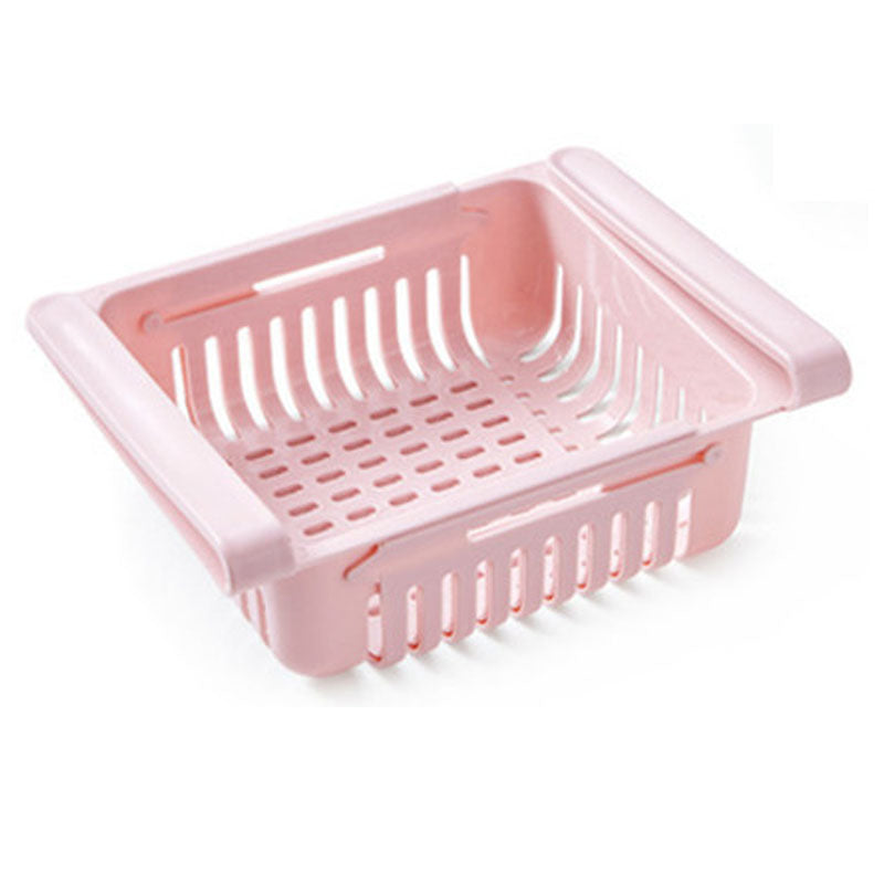 1 Piece Storage Holders Kitchen Article Storage Shelf Refrigerator Drawer Shelves Plate Layer Storage Basket Rack Desktop Organizer