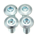 4pcs M8 Stainless Motoccycle Hexagon Brakes Bolts Steel Button Head Hex Socket 125cc 140cc