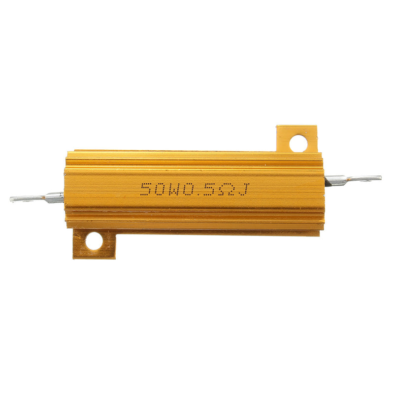 50W 0.5R 1R 2R 2.2R 4R 6R 8R 10R 20R Ohm Aluminum Shell Power Case Wirewound Resistor