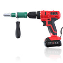 Drillpro Aluminum Alloy Electric Drill Rivet Nut Attachment Cordless Riveting Drill Adapter Riveting Tool Insert Nut Tool