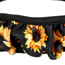 Neoprene Sunflower Steering Wheel Covers Universal For Car 36-41cm
