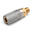 Stainless Steel Extended PCP Air Charging Quick Release Adapter Socket 1/8 BSP