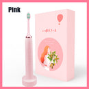 Inductive Charging Sonic Electric Toothbrush Oral Electronic Power Toothbrushes Remove Plaque Teeth Whitening for Kids Adults 3 Replaced Toothbrush Head