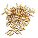 Suleve M3BH3 100Pcs M3 10mm+6mm Male-Female Brass Hex Standoffs Support Spacer Pillar for PCB Board
