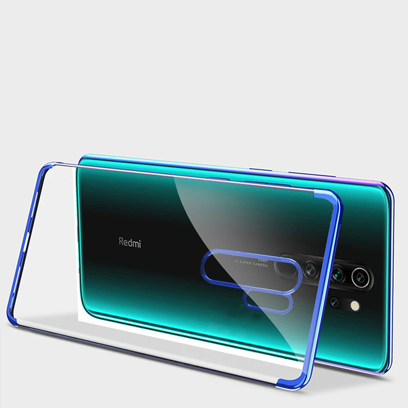 Bakeey Plating Shockproof Transparent Soft TPU Protective Case for Xiaomi Redmi Note 8 pro