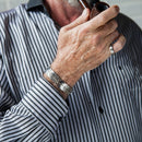 Punk Men Stainless Steel 4 in 1 Silver Strong Magnetic Therapy Bracelet Healing Jewelry