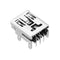 10pcs MINI Full Pin 90 Degree Female Socket Connector Charging Socket USB Socket Interface